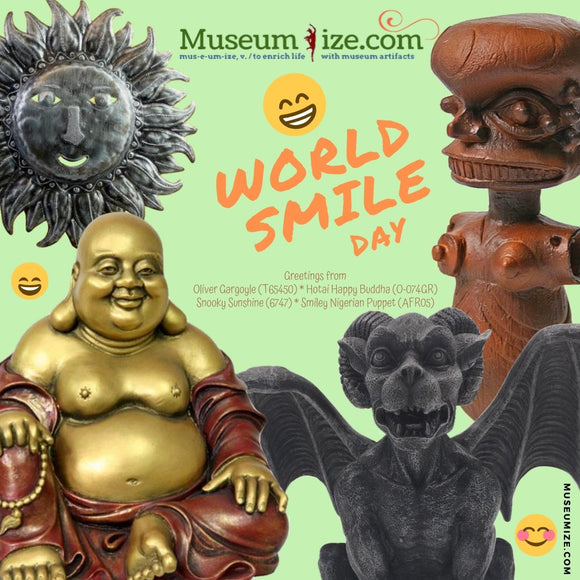Smiles on Art Statues | Celebrate National Smile Day