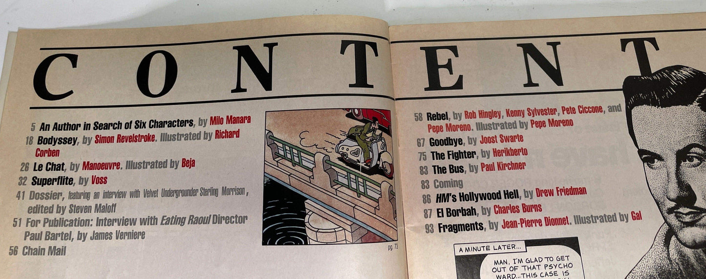 Heavy Metal magazine, April 1985 graphic comic AS IS ATTIC no returns - Museumize.com