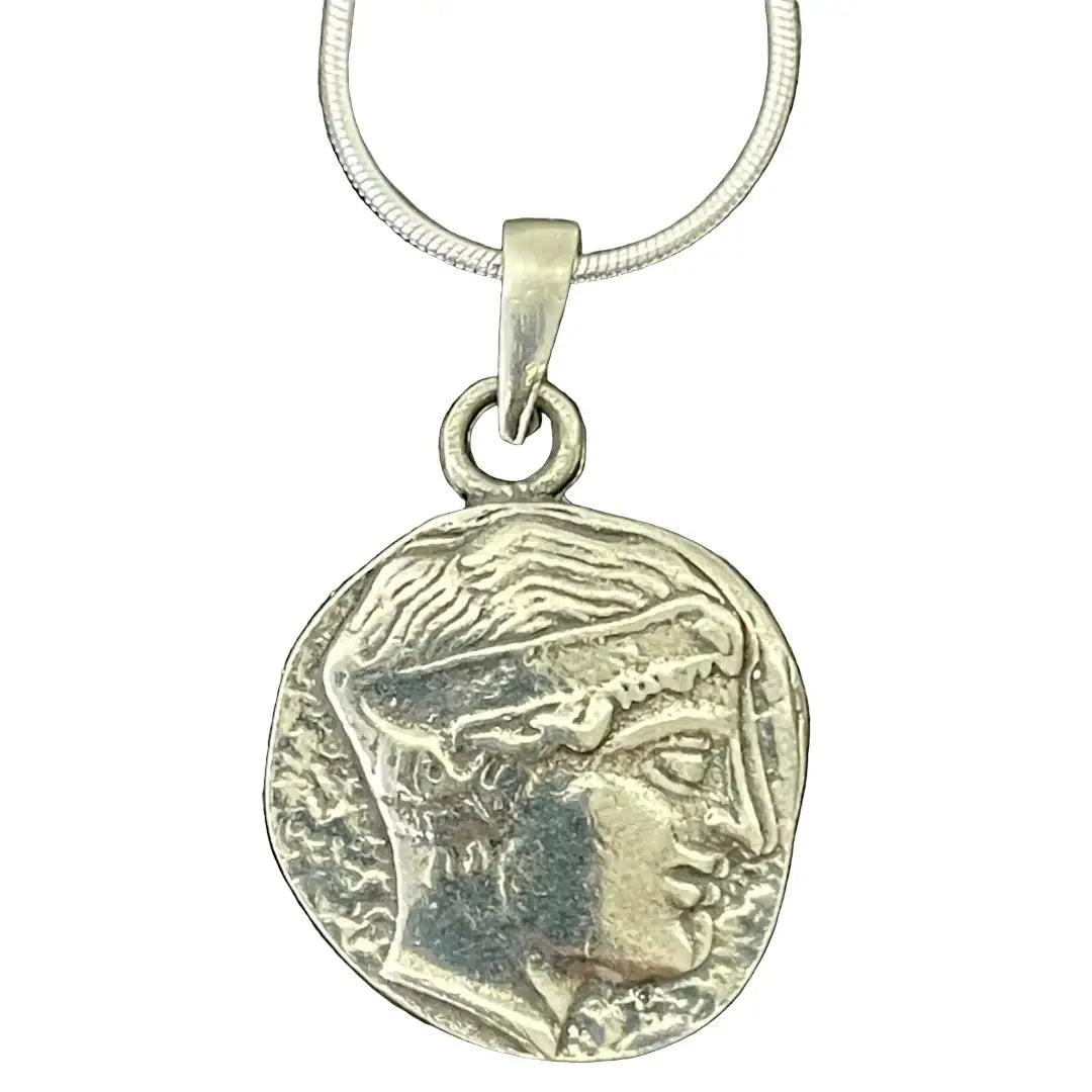 Silver-plated 18-inch snake link chain for pendants and art jewelry.