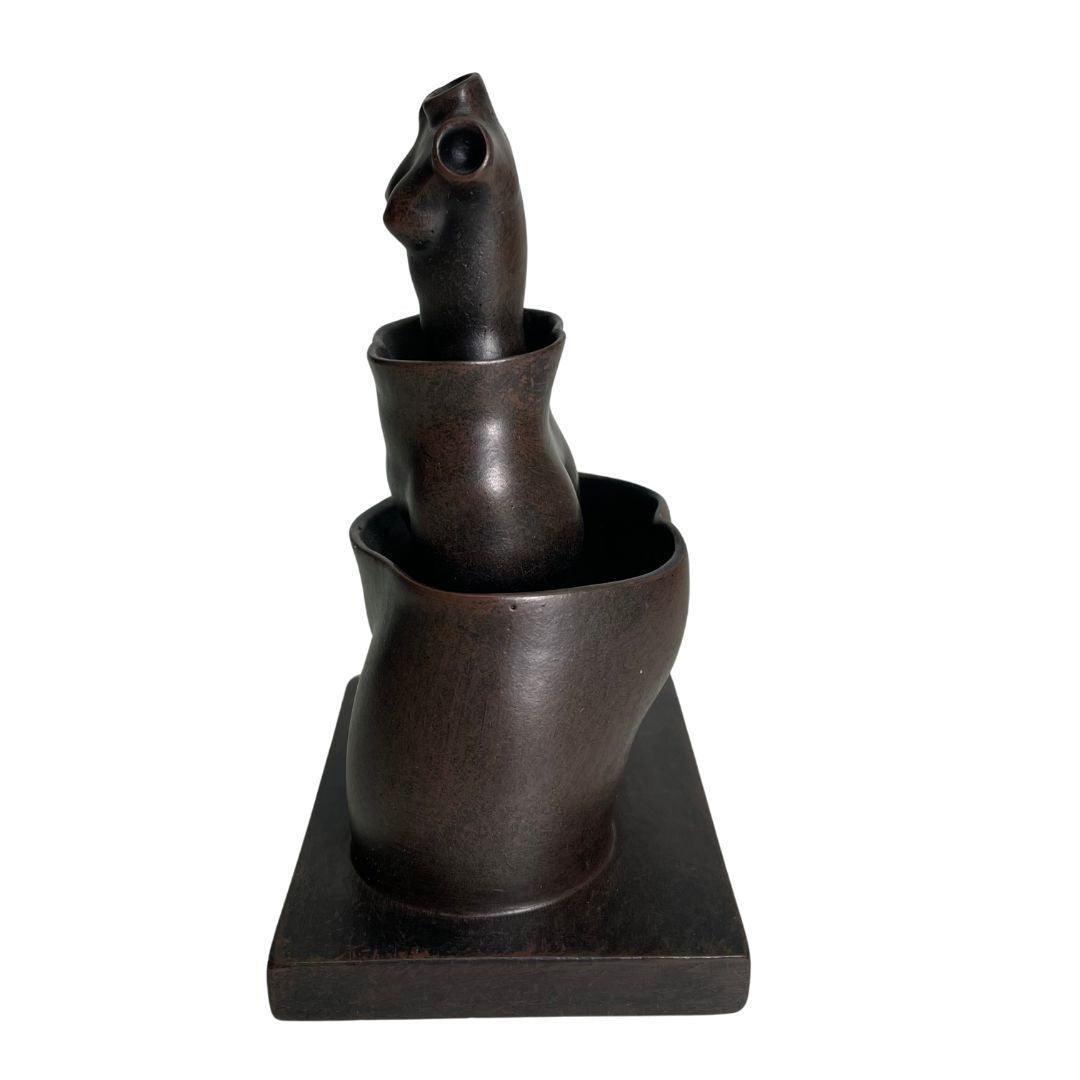 Pocket Art Magritte Miniature Statue Female Three Tiers Surrealism Megalomania La Folie des Grandeurs 3.5H - Museumize.com