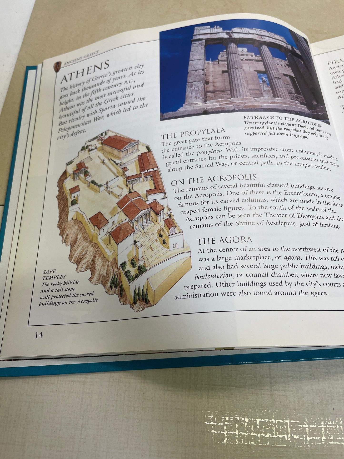 Book - Parthenon Building Kit and Book Ancient Greece attic no returns - Museumize.com