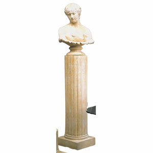 Museumize:Greek Fluted Column Pedestal Display, Assorted Sizes