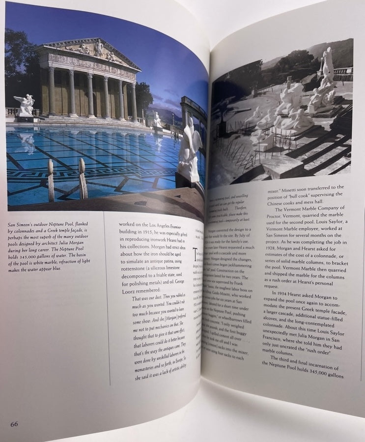 Hearst Castle estate history book by Nancy Loe, Attic item with limited stock.