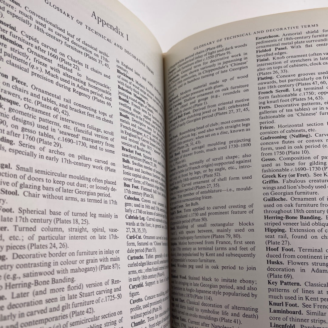 Book - Book of Antique English Furniture Tudor to 20th Century by Edward T Joy 1962 attic no returns - Museumize.com