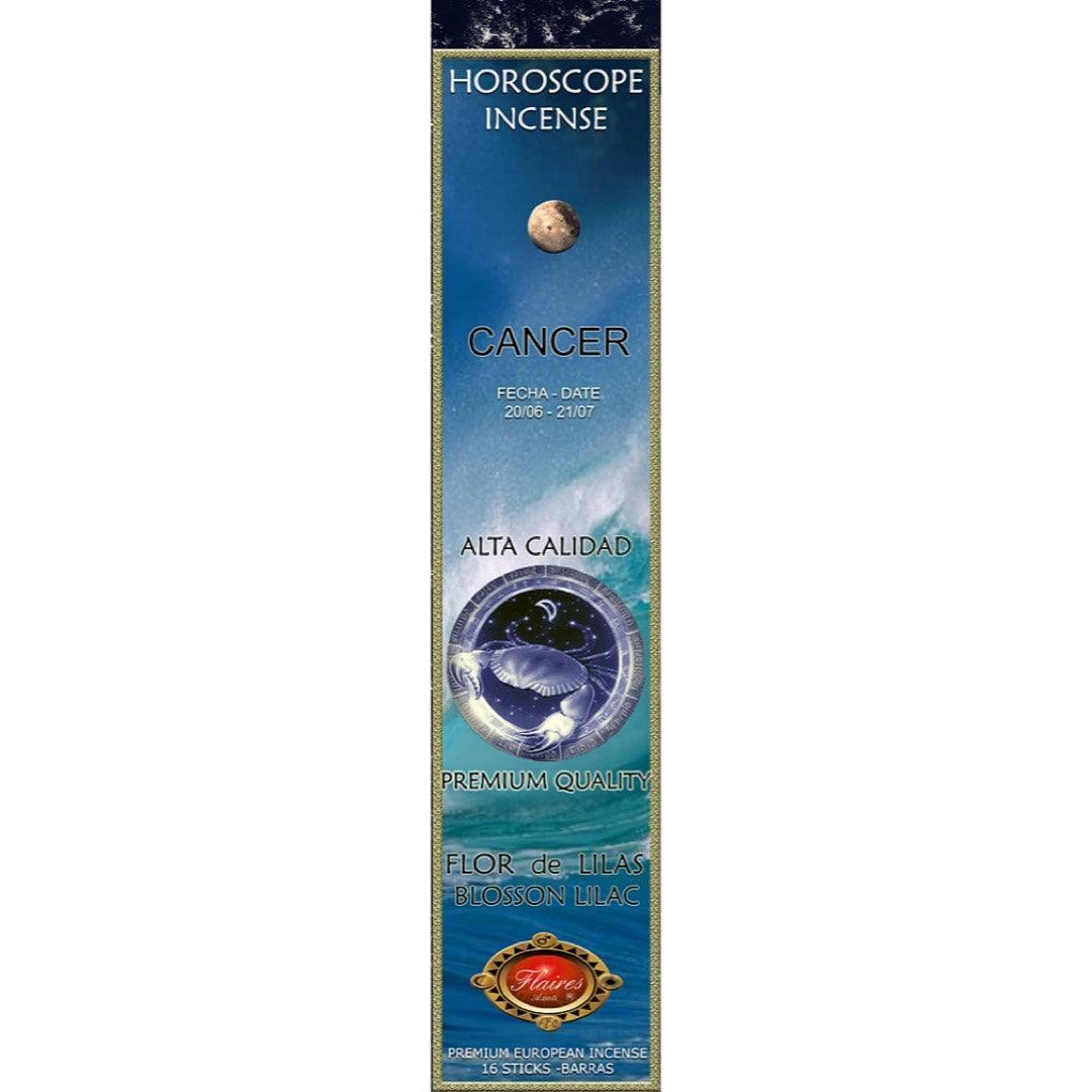 Horoscope Cancer Lilacs Sign Balancing Incense Sticks by Flaires - 3 PACK - Museumize.com