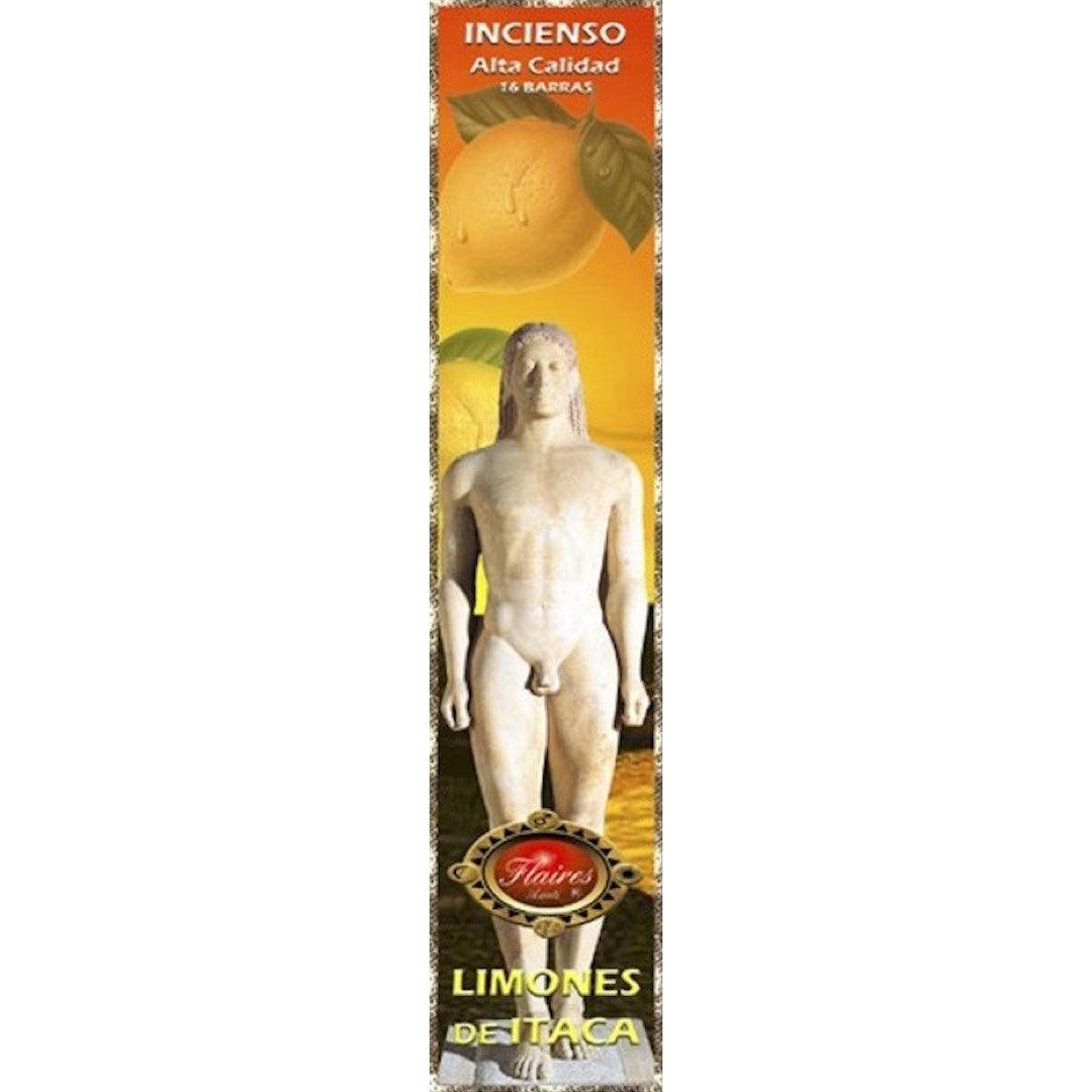 Greek Ithaca Lemons Citrus Ancient Recipe Incense Sticks by Flaires - 3 PACK - Museumize.com