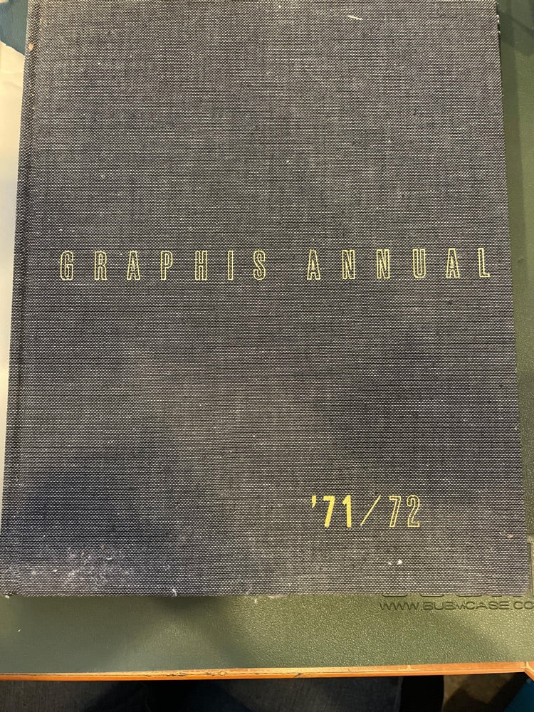 Graphis Annual 1971 1972 vintage copy book great condition