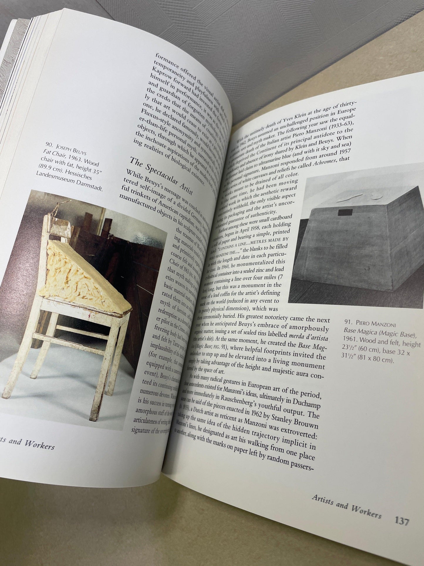 Book about Artists and Workers, Jose ph Beuys Fat Chair 1963