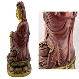 Kuan Yin Pouring Water of Compassion Statue 13H AS IS ATTIC no returns