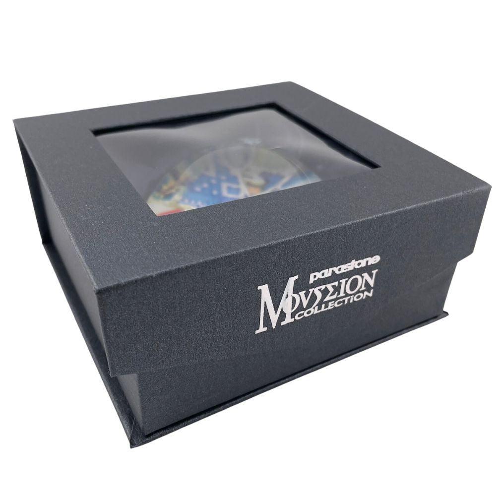 Gaudi Spanish Mosaic Multicolor Modern Art Glass Dome Desk Paperweight 3W - Museumize.com