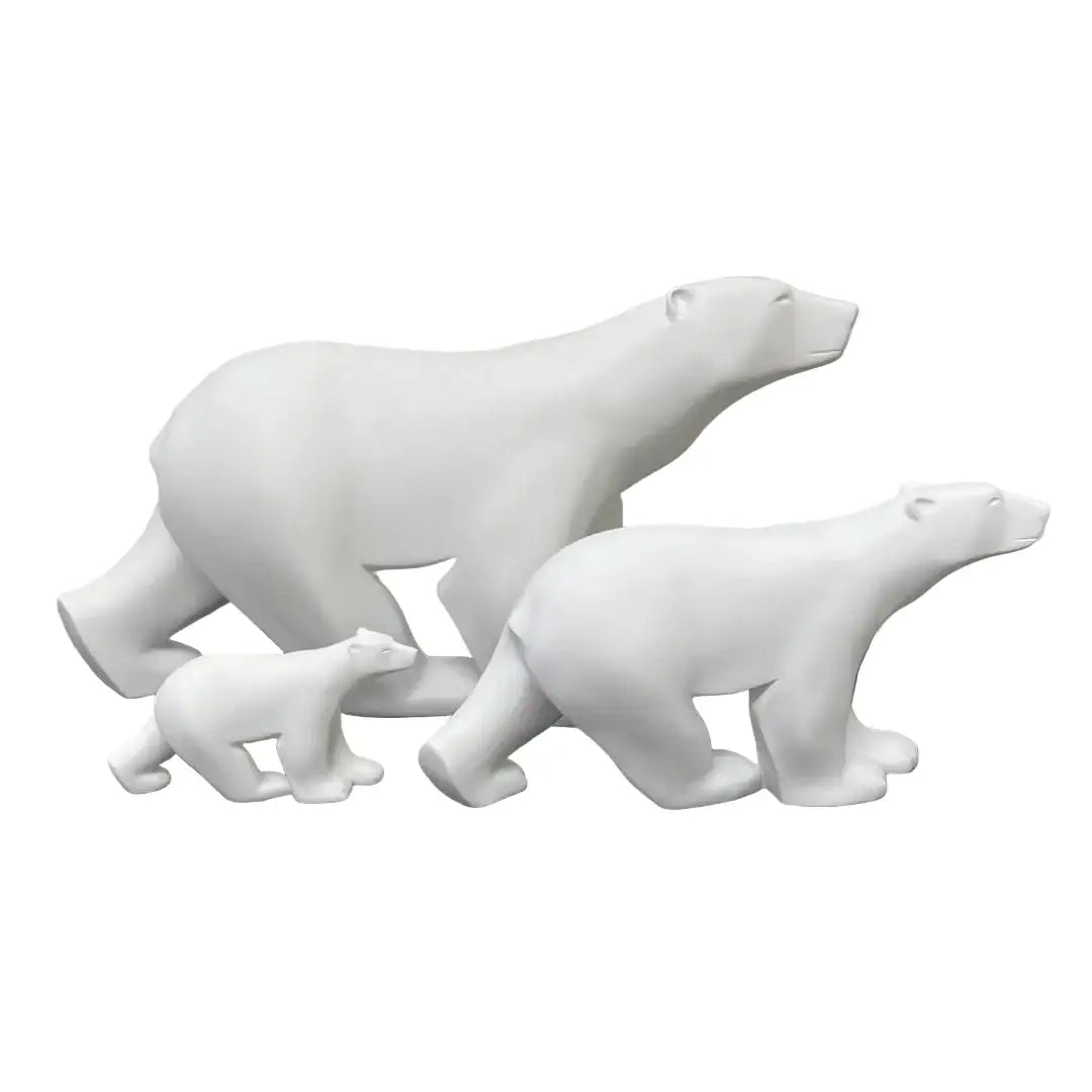 François Pompon Sculpture – Polar Bear in Stride – Museumize.com