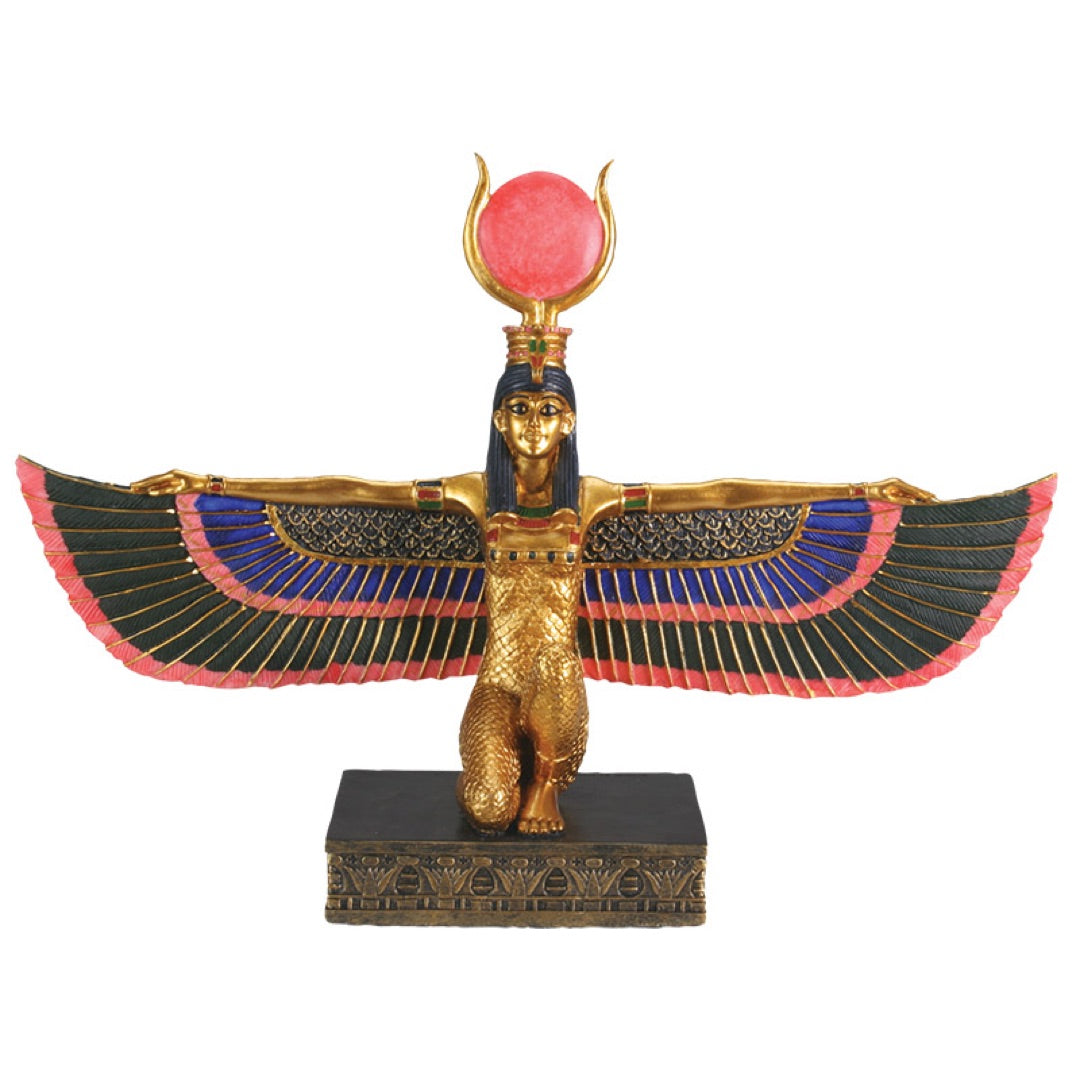 Isis Goddess with wings outstretch, goddess of Egypt