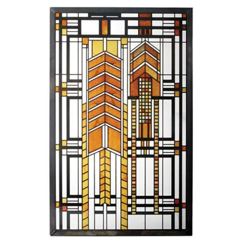 Autumn Sumac Stained Glass by Frank Lloyd Wright 10H