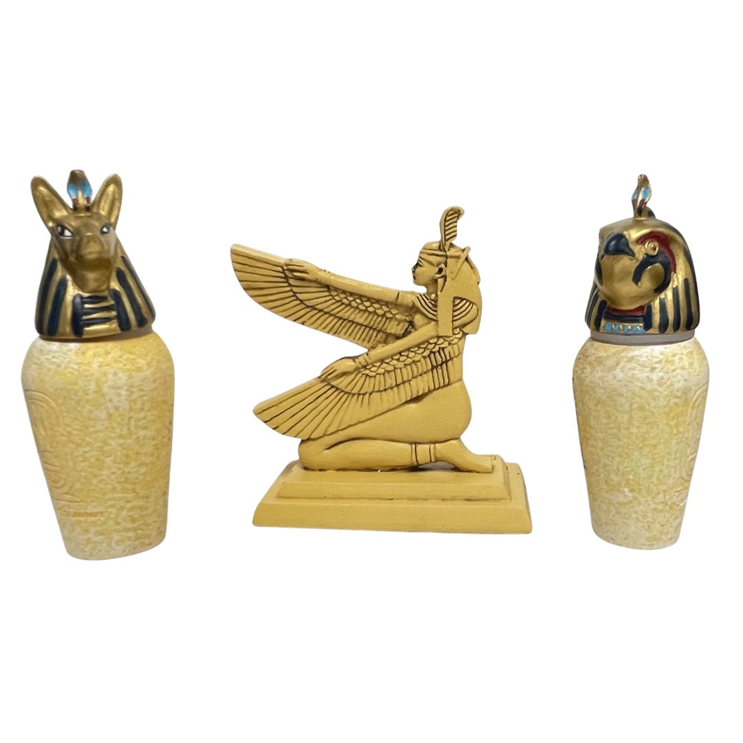 Maat Statue Miniature, Egyptian Goddess of Truth and Balance