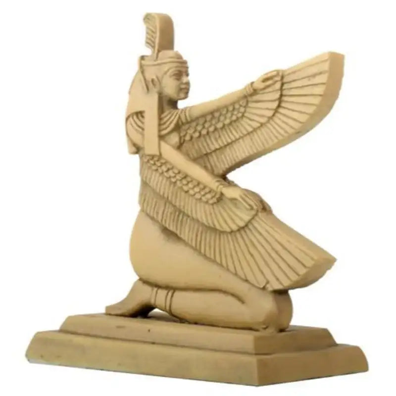 Egyptian Miniature - Maat Kneeling on Pedestal 3H