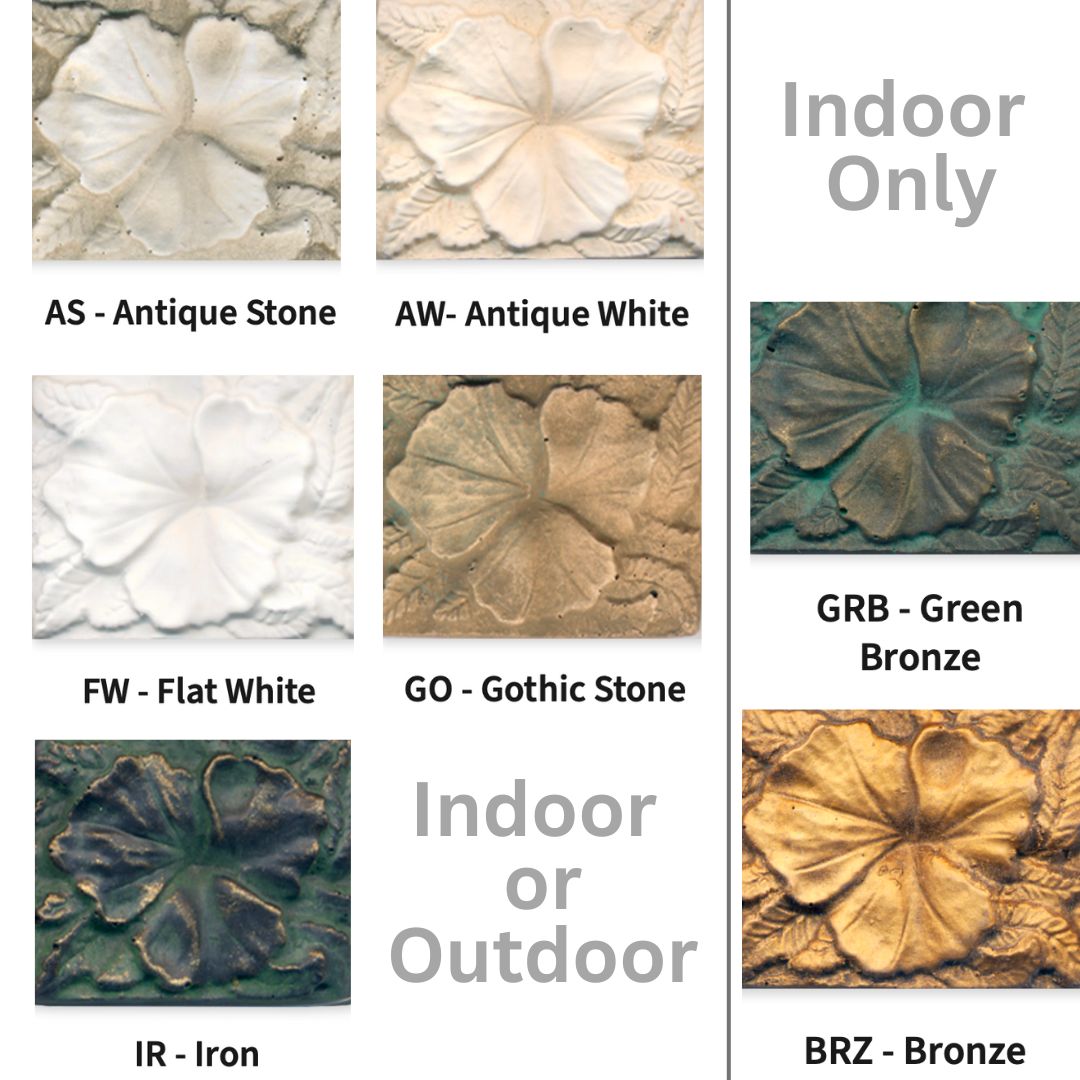 Fiberglass resin finishes for indoor and outdoor garden statuary. Hand painted in USA.