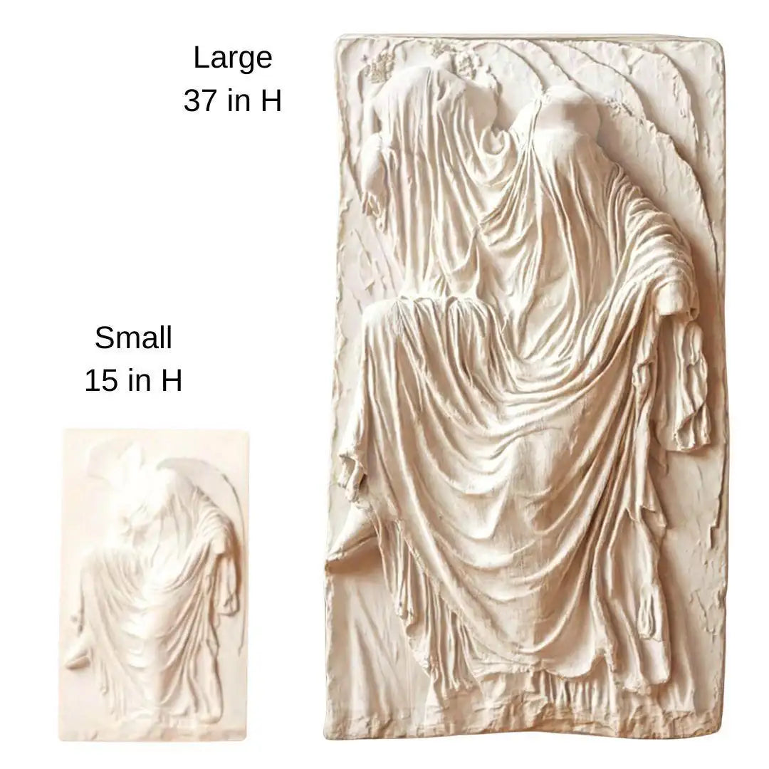 Nike from Acropolis Greek Mythology Sculpture Wall Relief from Acropolis, Two Sizes - Museumize.com