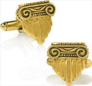 Greek Ionic Column Cufflinks - Museumize.com