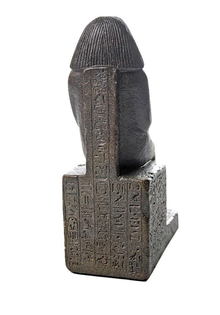 Senmut Holding Neferure Daughter of Queen Hatshepsut Egyptian Statue 7.75H - Museumize.com