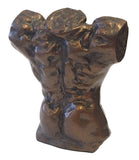 Pocket Art Rodin Male Torso of the Falling Man Miniature Statue Parastone 3.25H