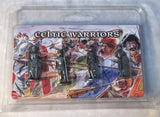 Celtic Warriors Miniature Figurines Role Playing Pewter Pack of 4 Warriors 1.5H