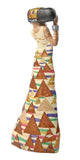 Expectation Art Nouveau Woman Statue Triangle Dress by Gustav Klimt 9H