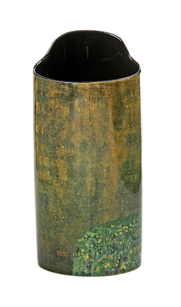 The Kiss Lovers Embrace Ceramic Flower Vase by Klimt 9H - Museumize.com