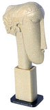 Pocket Art Modigliani Female Head Tete Miniature Statue 4.25H