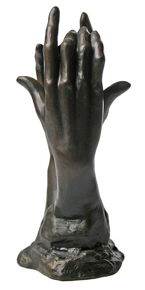 Study for The Secret Clasping Hands Symbol of Togetherness by Auguste Rodin 6H - Museumize.com
