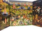 Garden of Earthly Delights Triptych by Bosch, Three Panel Folding Card 8.5H