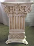 Museumize:Ponce De Leon Southern Mansion Dining Table Base 29H,Museum White