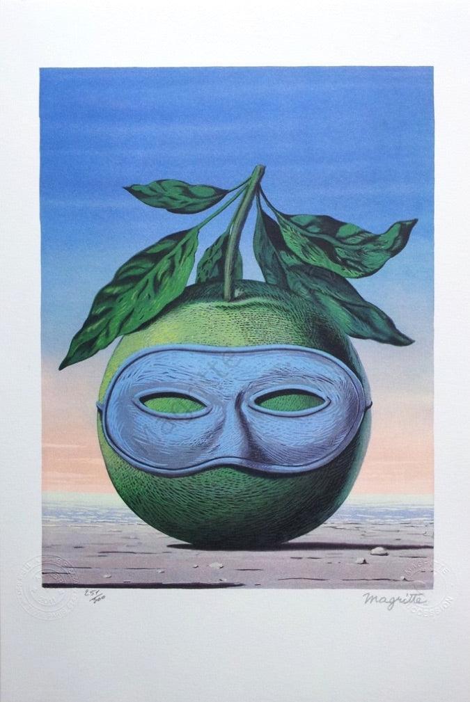 Pocket Art Souvenir de Voyage Masked Apple by Magritte Mini Statue 3.75H - Museumize.com
