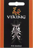Odins Mask Nordic Vikings Pin Pinback Badge Tie Tack