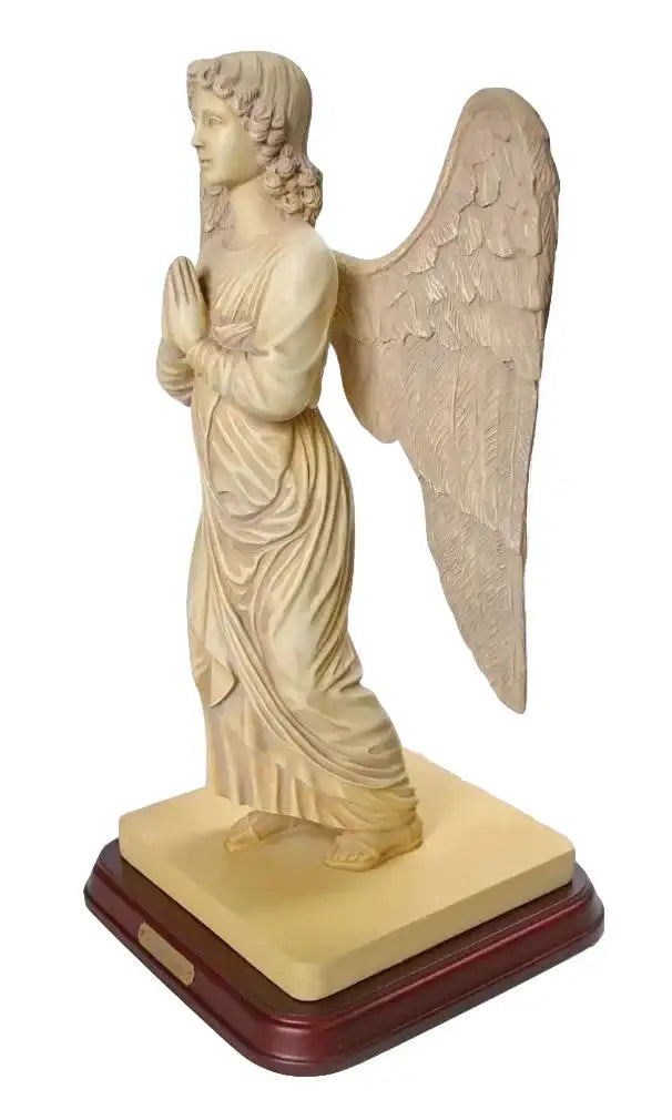 Angel Statue, Antique Finish, Large 13-Inch Decorative Figure - Museumize.com