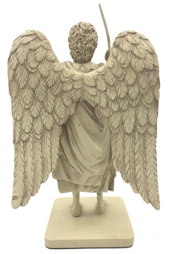 Archangel Michael with the Scales of Justice Christian Statue 8.25H - Museumize.com