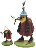 Bird with Letter Wearing Skates by Hieronymus Bosch Figurine from Temptation of St Anthony, Assorted Sizes