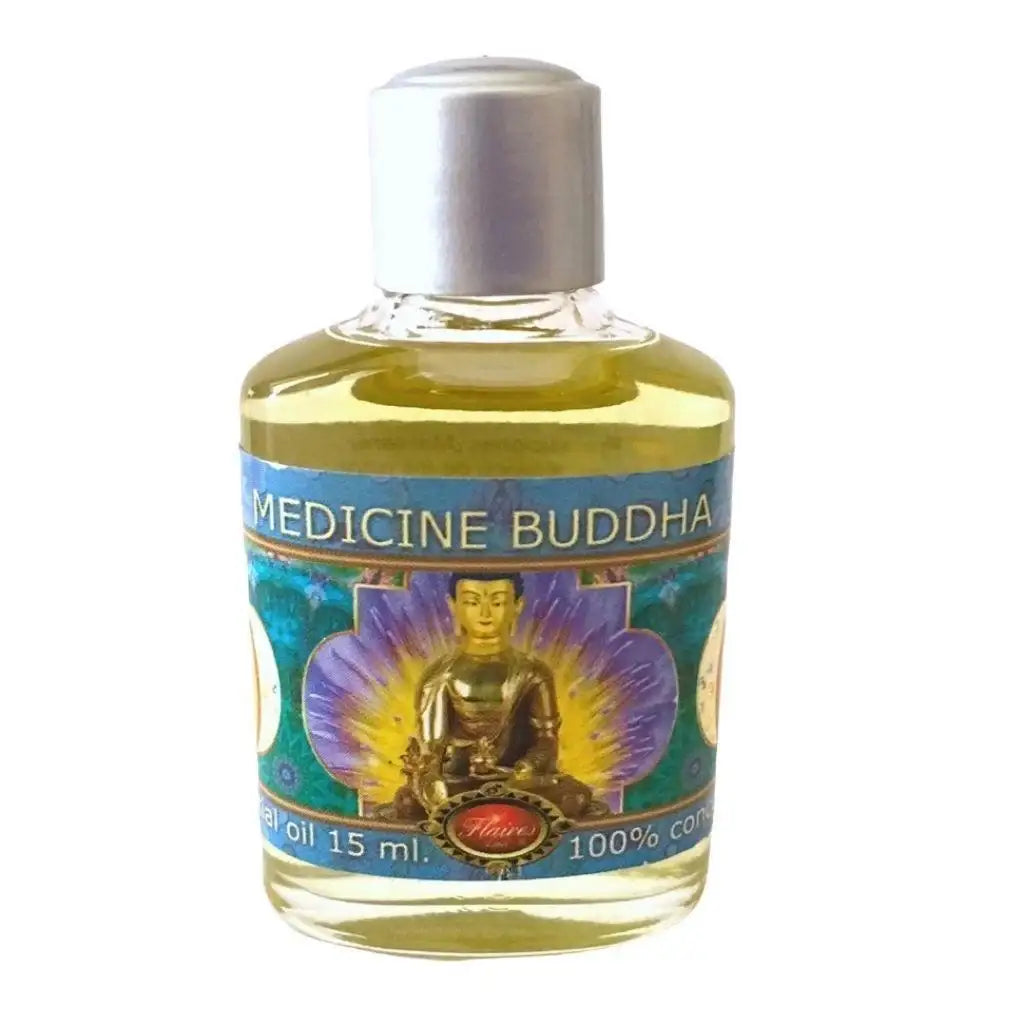 Medicine Buddha Tangerine Citrus Cedar Fragrance Oil by Flaires 15ml - Museumize.com