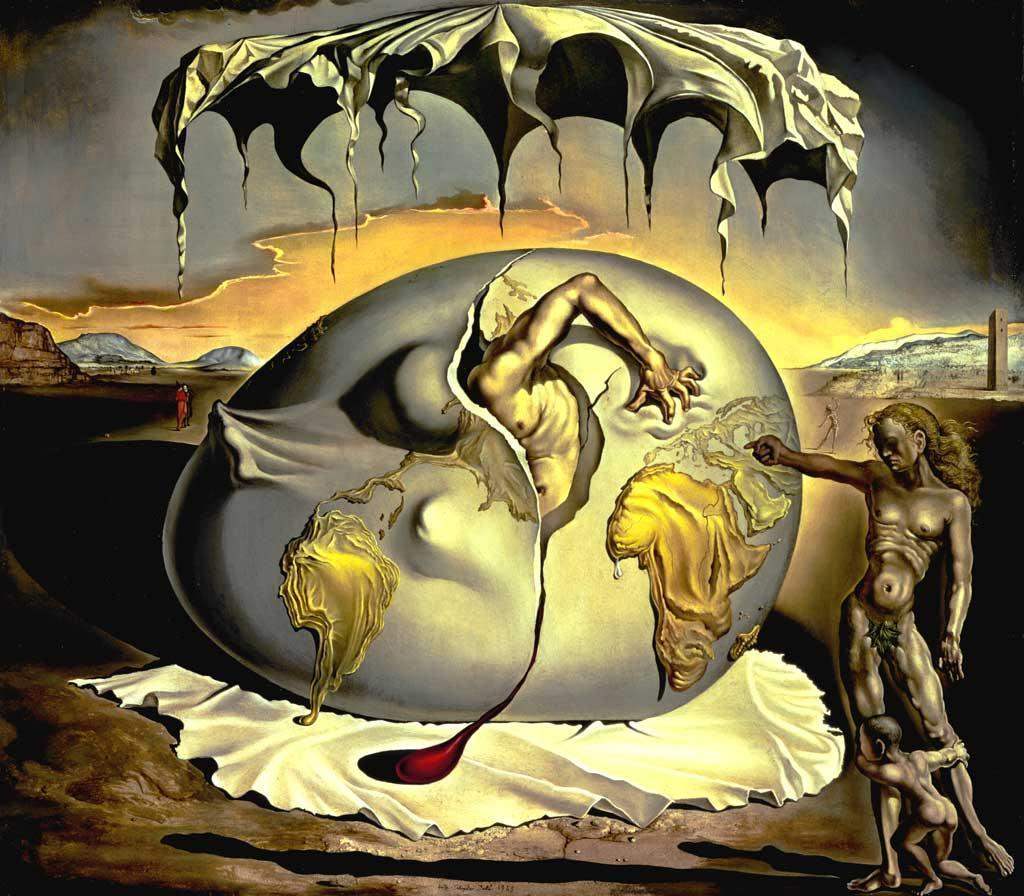 Geopolitical Child Grande Set Watches Birth of New Human by Salvador Dali, Assorted Sizes - Museumize.com