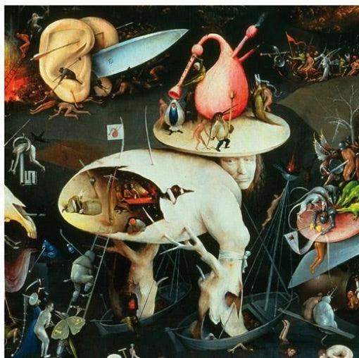 Tree Man Large Detailed Fantasy Man with Boat Shoes by Hieronymus Bosch 9H - Museumize.com