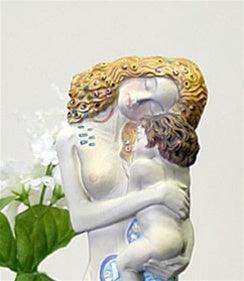 Mother Holding Baby Statue from Three Ages Of Woman by Gustav Klimt 9H - Museumize.com