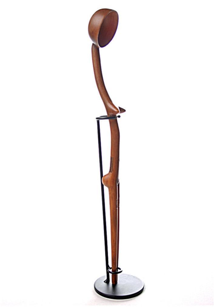 Zulu African Ceremonial Spoon Replica as Female Nude 13.25H - Museumize.com