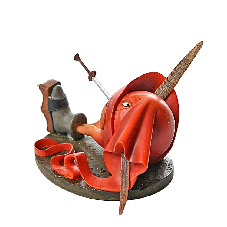 Fat Belly Monster with Dagger Fantasy Figurine by Hieronymus Bosch Parastone 4L - Museumize.com
