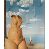 Magritte Female Nude Three Tiers Surrealism Megalomania La Folie des Grandeurs Statue 7H