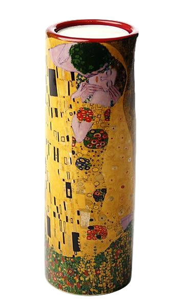 Klimt The Kiss Ceramic Tealight Candleholder 5.75H - Museumize.com