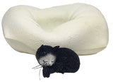 Kitty Cat Sleeping in Fluffy PIllow Nap Statue Paperweight for Cat Lovers by Dubout 4.5L