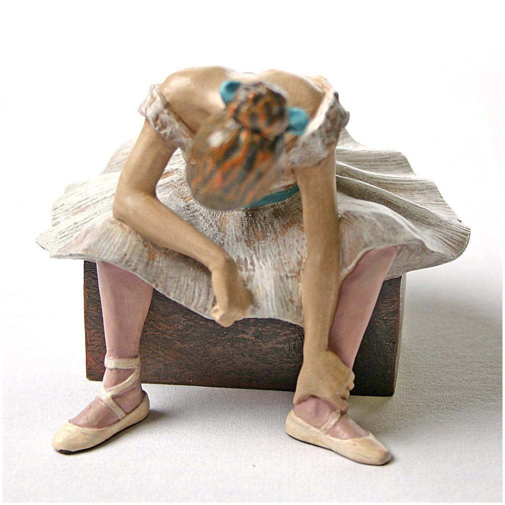Ballerina Waiting in Tutu for Audition L'attente Statue by Degas 4H - Museumize.com