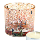 Klimt Fulfillment Glass Tealight Candleholder 2.3H