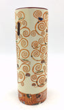 Klimt Woman Expectation Ceramic Flower Bud Small Vase 7H