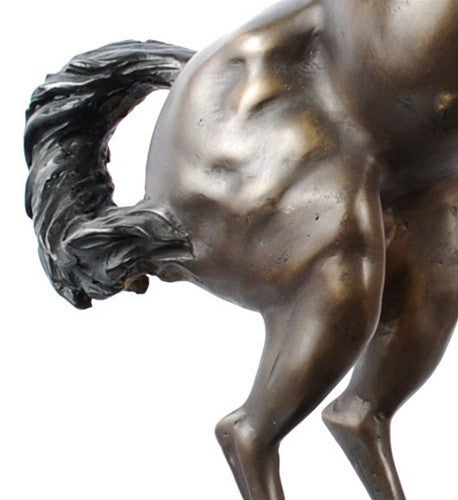 Pegasus Rearing with Wings Horse Statue, Lost Wax Bronze Metal 24H - Museumize.com