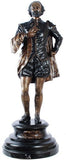 Museumize:Shakespeare Standing Statue, Lost Wax Bronze - 7892